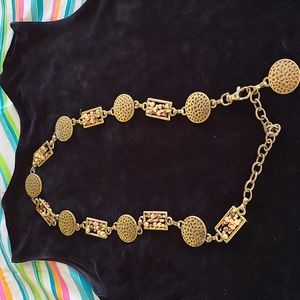 34" vintage 1960's belly belt